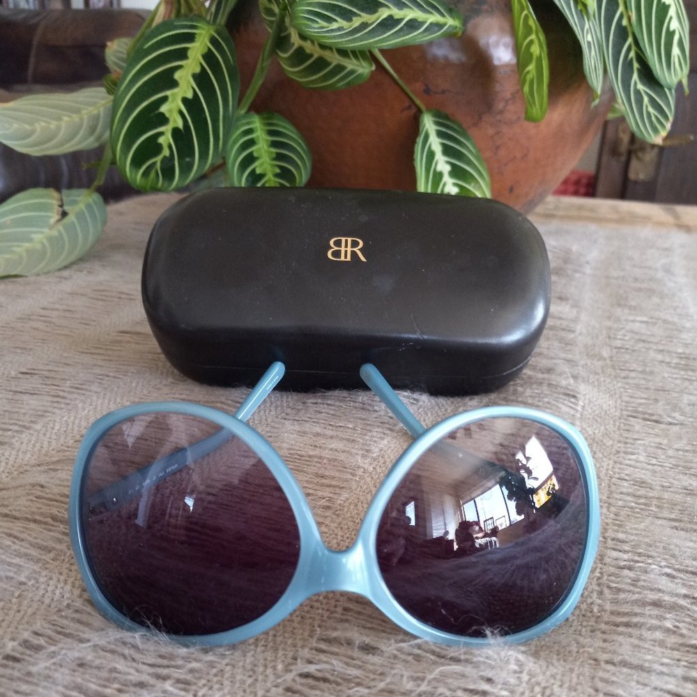 Blue Banana Republic Sunglasses with case